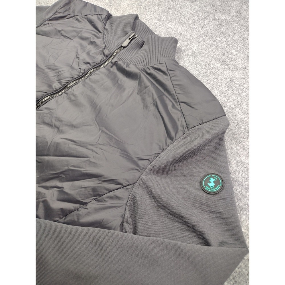Save the Duck Ultra Light Jacket Women XL Black Plumtech Synthetic Down Filled